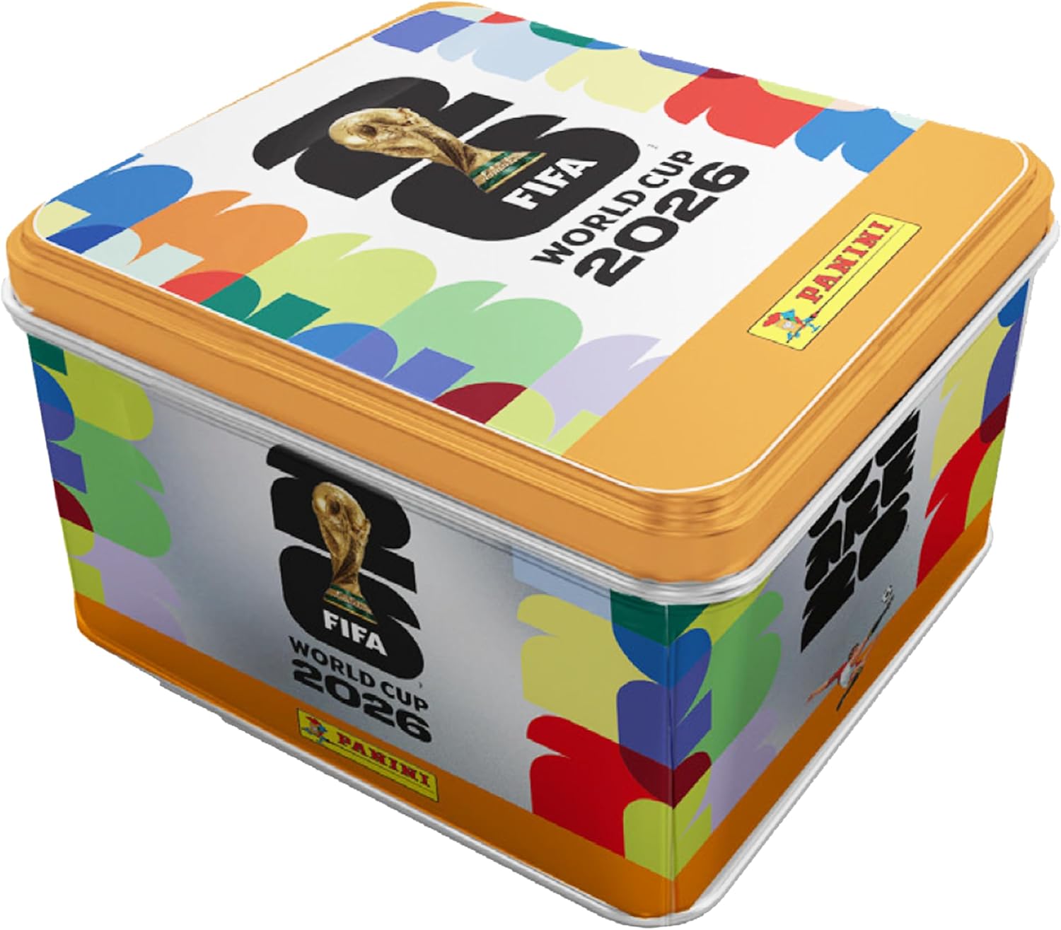 Official 2026 FIFA World Cup Sticker Collection Box Set - Amazon Exclusive Hardcover Album & Collector's Tin Bundle with 50 Packs (250+ Stickers) - Premium Soccer Fan Gift