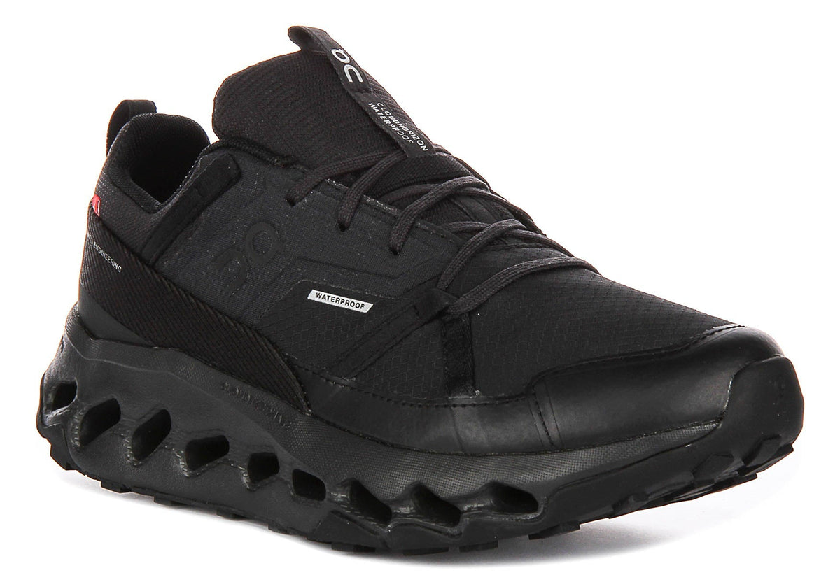 On Running Cloudhorizon Waterproof In Black For Women