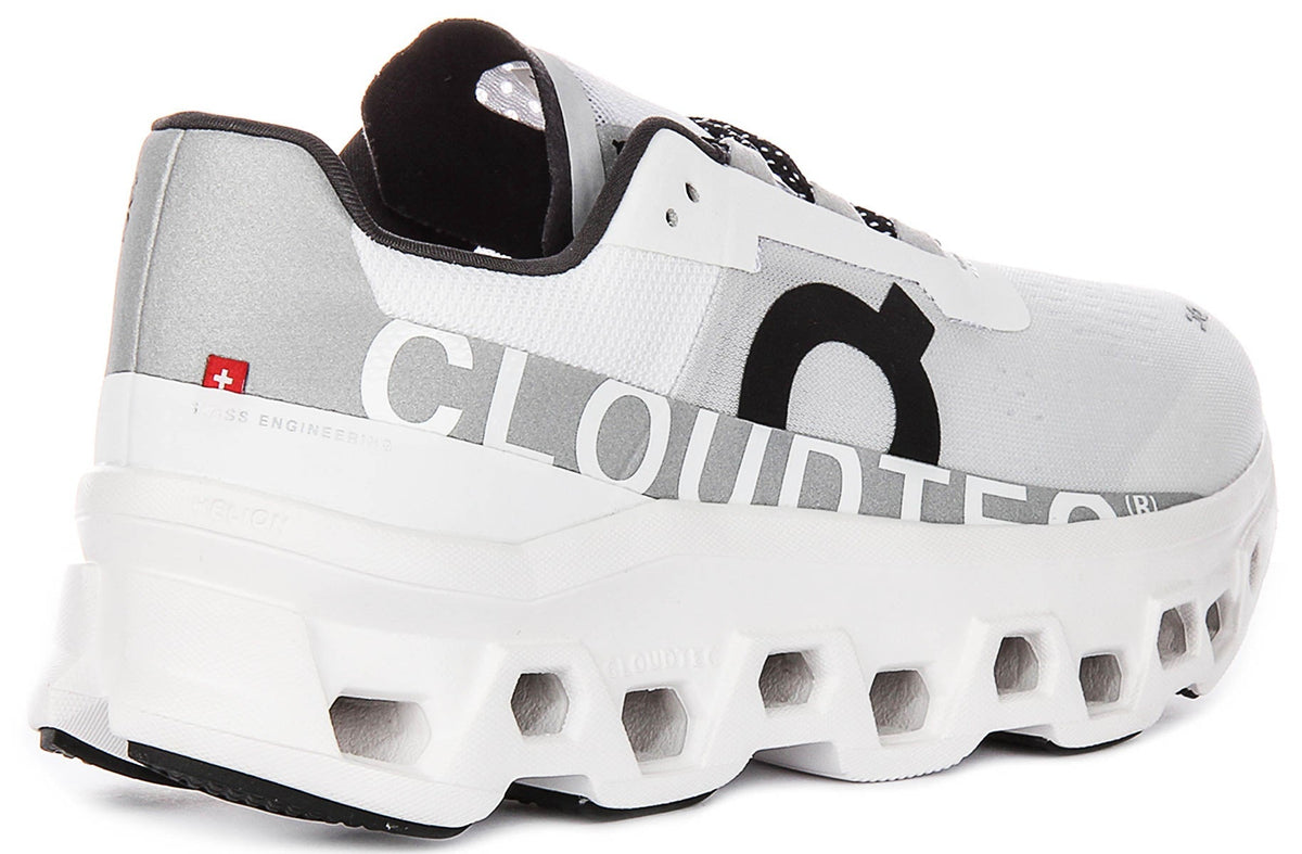 On Running Cloudmonster In White Black For Men
